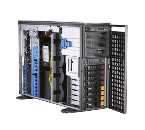 Шасси серверное NEW Supermicro SuperServer 4U 740GP-TNRT noCPU(2)3rd GenScalable/TDP 270W/no DIMM(16)/ SATARAID HDD(8)LFF/2x10GbE/2x2200W (SYS-740GP-TNRT)