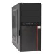 Minitower BA-204U-AA400 (mATX, БП AA400 с вент. 8см, 2*USB+2*USB3.0, аудио, черный) 