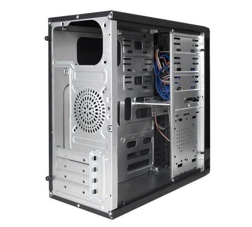 Minitower BA-204U-AA400 (mATX, БП AA400 с вент. 8см, 2*USB+2*USB3.0, аудио, черный) 