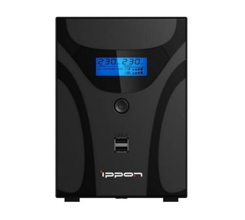 Источник бесперебойного питания Ippon Smart Power Pro II 1200 720Вт 1200ВА черный Источник бесперебойного питания Ippon Smart Power Pro II 1200 720Вт 1200ВА черный