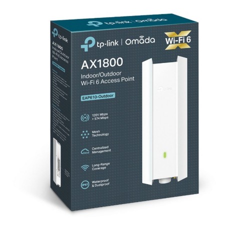 Точка доступа TP-Link EAP610-Outdoor AX1800 10/100/1000BASE-TX