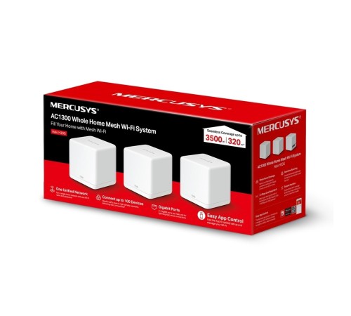 MESH система Mercusys Halo H30G(3-pack) MESH система Mercusys Halo H30G(3-pack)