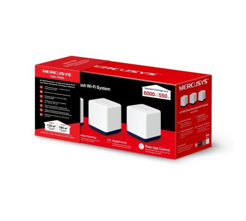 MESH система Mercusys Halo H50G(3-pack) MESH система Mercusys Halo H50G(3-pack)