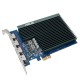 Видеокарта Asus PCI-E GT730-4H-SL-2GD5 NVIDIA GeForce GT 730 2048Mb 128 DDR5 700/1100 DVIx1 HDMIx1 CRTx1 HDCP Ret