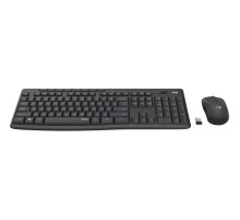 Клавиатура + мышь Logitech MK295 Silent Wireless Combo клав:черный мышь:черный USB беспроводная