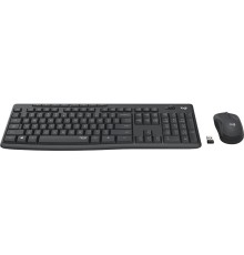 Клавиатура + мышь Logitech MK295 Silent Wireless Combo клав:черный мышь:черный USB беспроводная