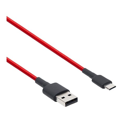 Кабель Xiaomi Mi Braided SJV4110GL USB A(m) USB Type-C (m) 1м красный Кабель Xiaomi Mi Braided SJV4110GL USB A(m) USB Type-C (m) 1м красный