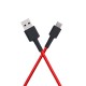 Кабель Xiaomi Mi Braided SJV4110GL USB A(m) USB Type-C (m) 1м красный