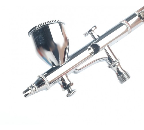 Аэрограф Patriot AB 400 9л/мин соп.:0.2мм бак:0.09л серебристый