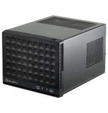 SST-SG13B Sugo Mini-ITX Compact Computer Cube Case, Mesh Front Panel, black, RTL {4}