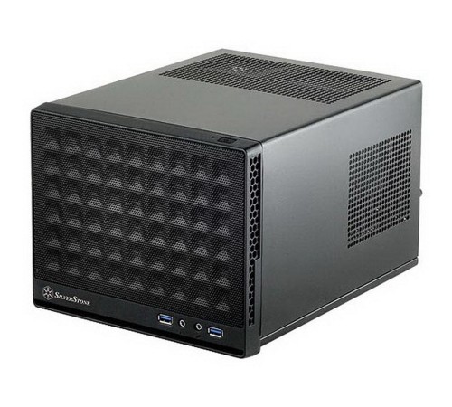SST-SG13B Sugo Mini-ITX Compact Computer Cube Case, Mesh Front Panel, black, RTL {4}
