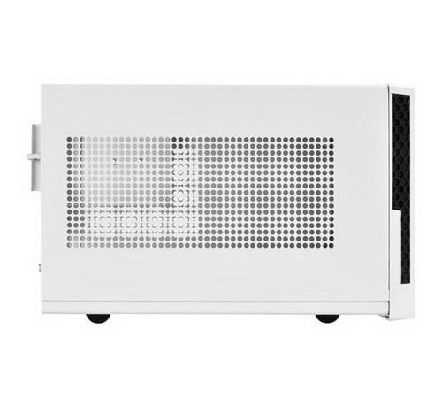 SST-SG13WB-Q (USB 3.0) Sugo Mini-ITX Compact Computer Cube Case, Plastic Front Panel with Faux Aluminum Finish, black white, RTL {4}