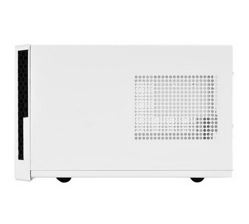 SST-SG13WB-Q (USB 3.0) Sugo Mini-ITX Compact Computer Cube Case, Plastic Front Panel with Faux Aluminum Finish, black white, RTL {4}