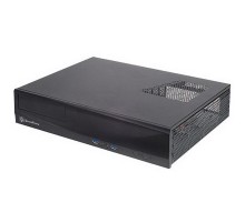SST-ML03B Milo Slim HTPC Micro ATX Silent Computer Case, black  (967427)
