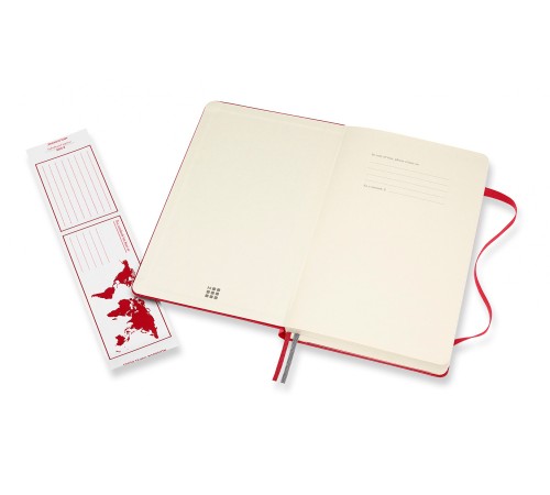 Блокнот Moleskine CLASSIC EXPENDED QP060EXPF2 Large 130х210мм 400стр. линейка твердая обложка красный