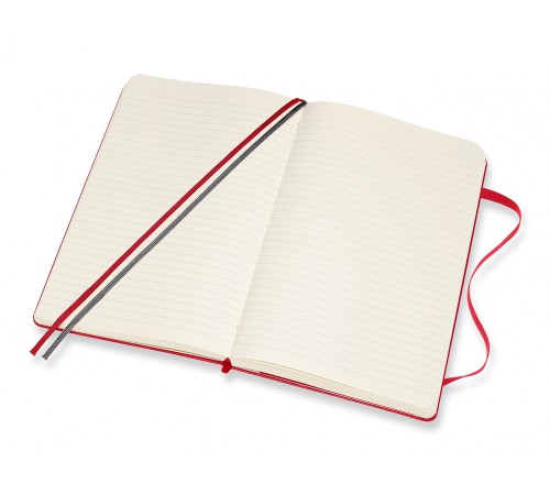 Блокнот Moleskine CLASSIC EXPENDED QP060EXPF2 Large 130х210мм 400стр. линейка твердая обложка красный
