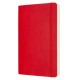 Блокнот Moleskine CLASSIC SOFT EXPENDED QP616EXPF2 Large 130х210мм 400стр. линейка мягкая обложка красный