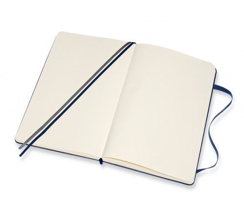 Блокнот Moleskine CLASSIC EXPENDED QP062EXPB20 130х210мм 400стр. нелинованный твердая обложка синий сапфир