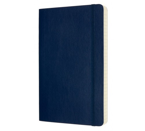 Блокнот Moleskine CLASSIC SOFT EXPENDED QP616EXPB20 Large 130х210мм 400стр. линейка мягкая обложка синий сапфир