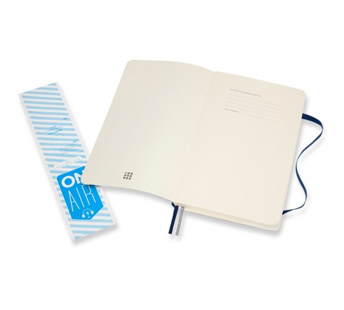 Блокнот Moleskine CLASSIC SOFT EXPENDED QP616EXPB20 Large 130х210мм 400стр. линейка мягкая обложка синий сапфир
