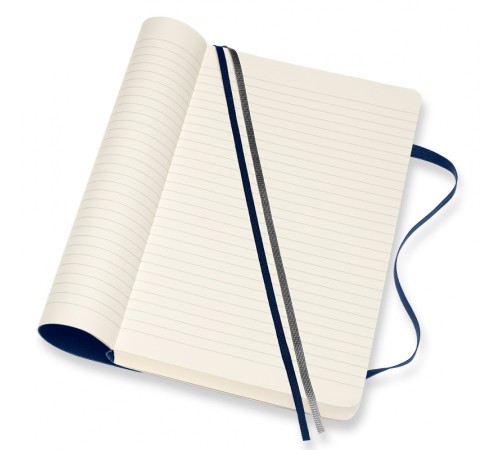 Блокнот Moleskine CLASSIC SOFT EXPENDED QP616EXPB20 Large 130х210мм 400стр. линейка мягкая обложка синий сапфир