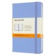 Блокнот Moleskine CLASSIC MM710B42 Pocket 90x140мм 192стр. линейка твердая обложка голубая гортензия