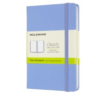 Блокнот Moleskine CLASSIC QP012B42 Pocket 90x140мм 192стр. нелинованный твердая обложка голубая гортензия
