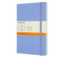 Блокнот Moleskine CLASSIC QP060B42 Large 130х210мм 240стр. линейка твердая обложка голубая гортензия