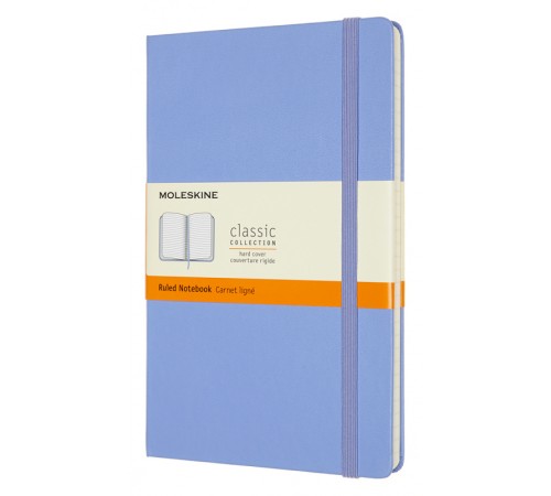 Блокнот Moleskine CLASSIC QP060B42 Large 130х210мм 240стр. линейка твердая обложка голубая гортензия Блокнот Moleskine CLASSIC QP060B42 Large 130х210мм 240стр. линейка твердая обложка голубая гортензия