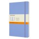 Блокнот Moleskine CLASSIC QP060B42 Large 130х210мм 240стр. линейка твердая обложка голубая гортензия