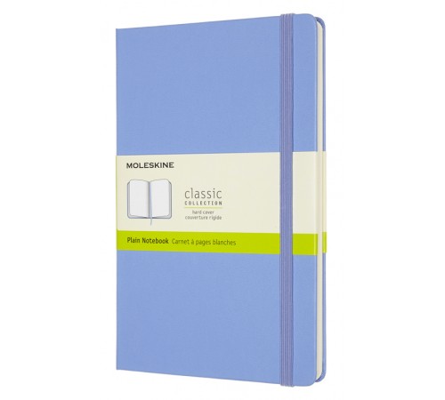 Блокнот Moleskine CLASSIC QP062B42 Large 130х210мм 240стр. нелинованный твердая обложка голубая гортензия Блокнот Moleskine CLASSIC QP062B42 Large 130х210мм 240стр. нелинованный твердая обложка голубая гортензия