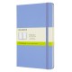 Блокнот Moleskine CLASSIC QP062B42 Large 130х210мм 240стр. нелинованный твердая обложка голубая гортензия