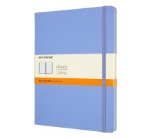 Блокнот Moleskine CLASSIC QP090B42 XLarge 190х250мм 192стр. линейка твердая обложка голубая гортензия