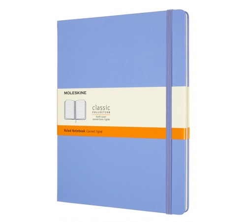 Блокнот Moleskine CLASSIC QP090B42 XLarge 190х250мм 192стр. линейка твердая обложка голубая гортензия Блокнот Moleskine CLASSIC QP090B42 XLarge 190х250мм 192стр. линейка твердая обложка голубая гортензия