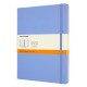 Блокнот Moleskine CLASSIC QP090B42 XLarge 190х250мм 192стр. линейка твердая обложка голубая гортензия