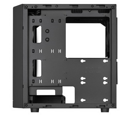 SST-PS15B-PRO Precision Mini Tower Micro ATX Computer Case, tempered glass, 2x 120mm ARGB, 1x ARGB Controller, black