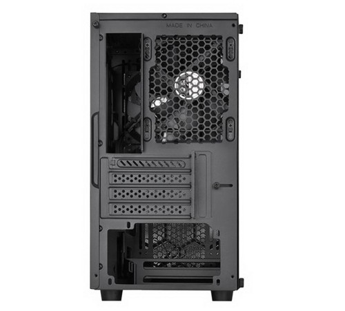 SST-PS15B-PRO Precision Mini Tower Micro ATX Computer Case, tempered glass, 2x 120mm ARGB, 1x ARGB Controller, black