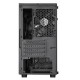 SST-PS15B-PRO Precision Mini Tower Micro ATX Computer Case, tempered glass, 2x 120mm ARGB, 1x ARGB Controller, black