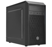 SST-PS16B Precision Mini Tower Micro ATX Computer Case, quiet, black