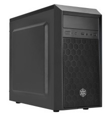 SST-PS16B Precision Mini Tower Micro ATX Computer Case, quiet, black