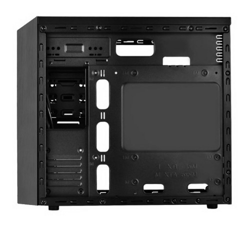 SST-PS16B Precision Mini Tower Micro ATX Computer Case, quiet, black