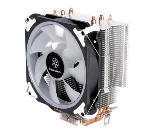 SST-AR12-RGB Argon CPU Cooler 4 Direct Contact Heatpipe, 120mm PWM RGB Fan, RTL {15}