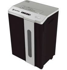 Шредер New United Etalon ET-20C белый (секр.P-4)/перекрестный/17лист./25.6лтр./скрепки/скобы/пл.карты/CD