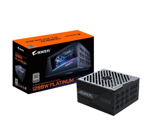 Блок питания Gigabyte ATX 1200W GP-AP1200PM 80+ platinum (24+4+4pin) APFC 140mm fan 8xSATA Cab Manag RTL