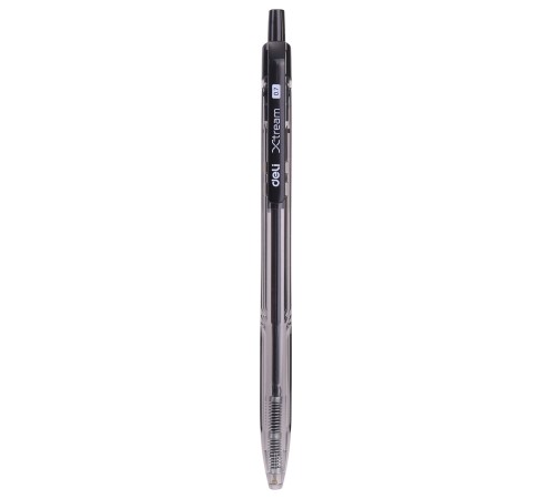 Ручка шариковая Deli EQ02120 авт. 0.7мм черный черные чернила
