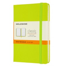 Блокнот Moleskine CLASSIC MM710C2 Pocket 90x140мм PP 192стр. линейка твердая обложка лайм