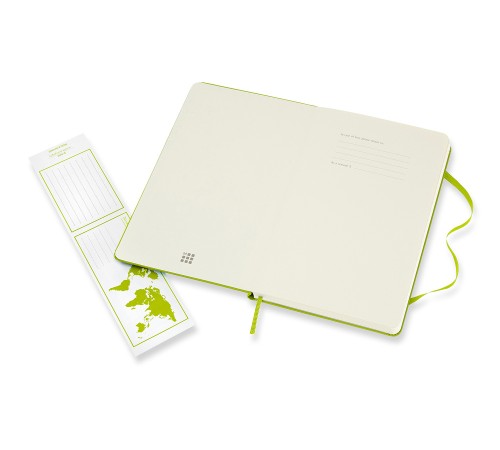Блокнот Moleskine CLASSIC QP060C2 Large 130х210мм PP 240стр. линейка твердая обложка лайм Блокнот Moleskine CLASSIC QP060C2 Large 130х210мм PP 240стр. линейка твердая обложка лайм