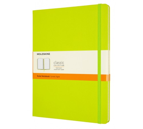 Блокнот Moleskine CLASSIC QP090C2 XLarge 190х250мм 192стр. линейка твердая обложка лайм