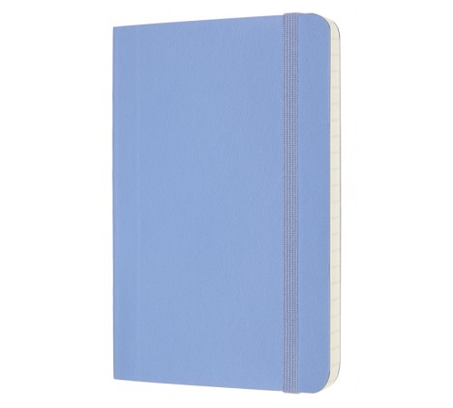 Блокнот Moleskine CLASSIC SOFT QP611B42 Pocket 90x140мм 192стр. линейка мягкая обложка голубая гортензия