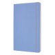 Блокнот Moleskine CLASSIC SOFT QP616B42 Large 130х210мм 192стр. линейка мягкая обложка голубая гортензия